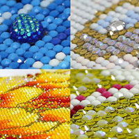 HKM-992979 Animal Pattern Handmade Diamond Stickers - Decorative Canvas Art for Creative Projects