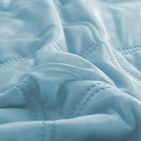 HKM-993043 Ultra Soft Reversible Comforter with Soundwave Design - Lightweight All-Season Bedding for Hot Sleepers, Machine Washable