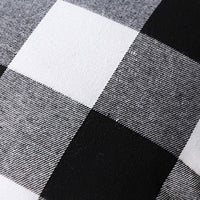 HKM-993171 Modern Plaid Pillowcase with Core - Black & White or Red & Black, 45x45cm