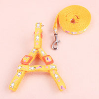 HKM-993235 Colorful Patch Nylon Traction Rope Set for Dogs and Cats