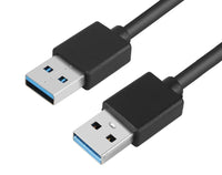 HKM-993235 USB 3.0 A Male to A Male Data Transfer Cable, 60CM Length, Blue/Black