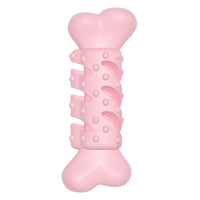 HKM-993491 Durable TPR Dog Chewing Teething Toy in Gentle Orchid, Cherry Blossom, and Avocado Green