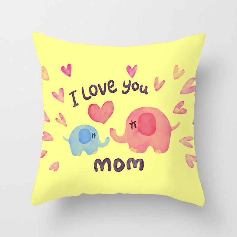 HKM-993491 Peach Skin Cushion Cover 45x45cm with PP Cotton Filling for Home Decor
