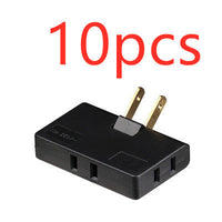 HKM-993555 Ultra-Thin US Plug Rotary Head Converter - Portable 1 to 3 Universal Outlet Adapter