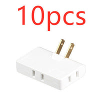HKM-993555 Ultra-Thin US Plug Rotary Head Converter - Portable 1 to 3 Universal Outlet Adapter