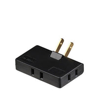 HKM-993555 Ultra-Thin US Plug Rotary Head Converter - Portable 1 to 3 Universal Outlet Adapter