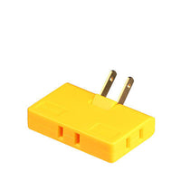 HKM-993555 Ultra-Thin US Plug Rotary Head Converter - Portable 1 to 3 Universal Outlet Adapter