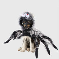 HKM-993619 Cosplay Spider Costume for Dogs and Cats - Eco-Friendly Pet Clothing for Halloween Parties