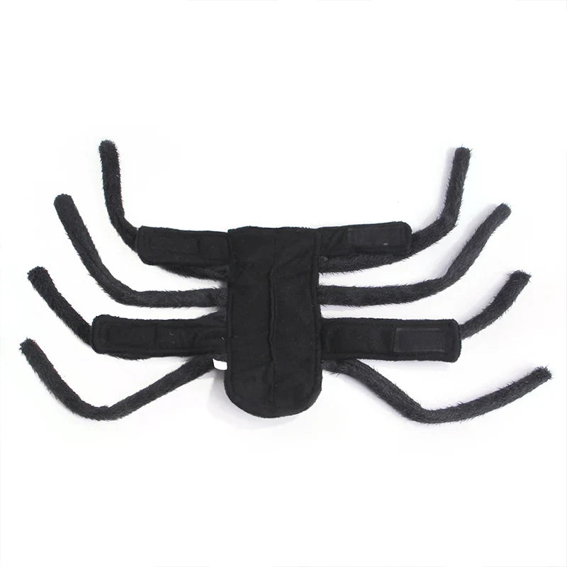 HKM-993619 Cosplay Spider Costume for Dogs and Cats - Eco-Friendly Pet Clothing for Halloween Parties