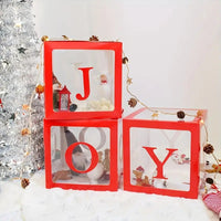 HKM-993811 Red Classic Christmas Balloon Box Set - 3 Pieces