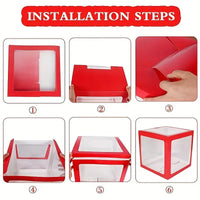 HKM-993811 Red Classic Christmas Balloon Box Set - 3 Pieces