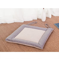 HKM-994003 Linen Strap Non-slip Chair Cushion 40x40cm for Living Room, Dining, and Outdoor Use