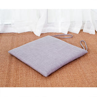 HKM-994003 Linen Strap Non-slip Chair Cushion 40x40cm for Living Room, Dining, and Outdoor Use