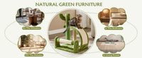 HKM-994195 Cactus-Shaped Cat Scratching Post with Natural Sisal Rope and Multi-Functional Design