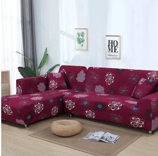 HKM-994259 Universal Sofa Cover for Various Seat Sizes: Fits 1 to 4 Seater Configurations Based on Dimensions