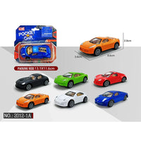 HKM-994451 Mini Pull Back Alloy Engineering Car Model Toy 1:55 Scale for Kids