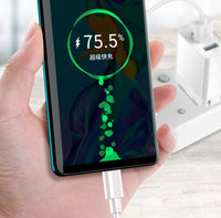 HKM-994451 Super Fast 5A Type-C Charging Cable for Huawei P10 Plus, P20, P30 Pro, Mate 9 - 1m Length