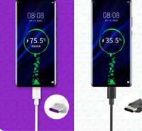 HKM-994451 Super Fast 5A Type-C Charging Cable for Huawei P10 Plus, P20, P30 Pro, Mate 9 - 1m Length