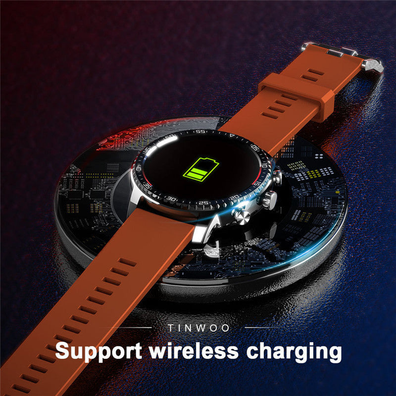 HKM-994707 Smart Watch with Wireless Charging and 1.3-Inch Touchscreen Display