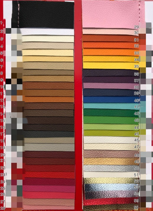 HKM-995027 Lychee Pattern PVC Leather Fabric for Furniture, Bags, Shoes, and More - Variety of Colors Available
