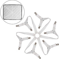 HKM-995027 Non-Slip Six-Sided Sheet Fixing Strap with Metal Buckle for Quilts and Bedding