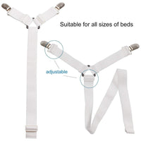 HKM-995027 Non-Slip Six-Sided Sheet Fixing Strap with Metal Buckle for Quilts and Bedding