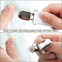 HKM-995027 Non-Slip Six-Sided Sheet Fixing Strap with Metal Buckle for Quilts and Bedding