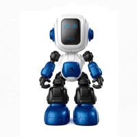 HKM-995155 Battery Operated Humanoid Robot Toy for Kids with Sound, Educational Diecast Model, Ages 2-7