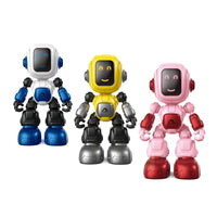 HKM-995155 Battery Operated Humanoid Robot Toy for Kids with Sound, Educational Diecast Model, Ages 2-7