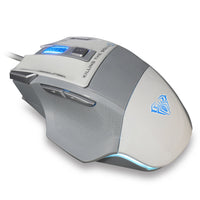 HKM-995219 Backlit Luminous Keyboard and Adjustable DPI Mouse Set with Multimedia Function and Waterproof Design