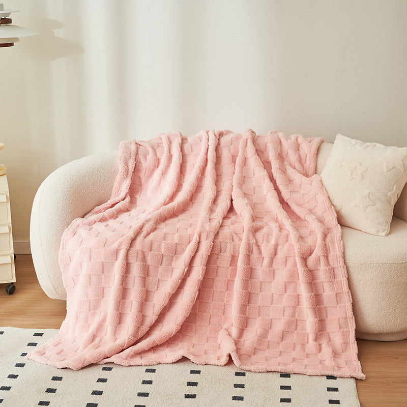 HKM-995347 Four Seasons Multifunctional Soft Polyester Fiber Blanket in Various Sizes and Colors