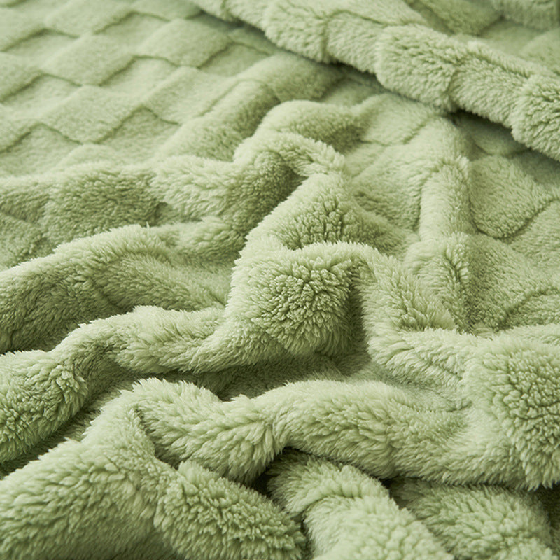 HKM-995347 Four Seasons Multifunctional Soft Polyester Fiber Blanket in Various Sizes and Colors