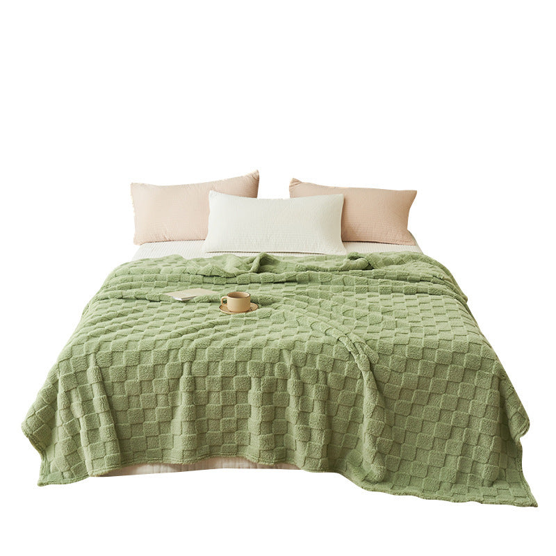 HKM-995347 Four Seasons Multifunctional Soft Polyester Fiber Blanket in Various Sizes and Colors