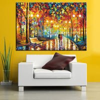 HKM-995347 Night Walk 5D Diamond Painting Kit - Full Square Drill for DIY Home Decoration