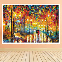 HKM-995347 Night Walk 5D Diamond Painting Kit - Full Square Drill for DIY Home Decoration