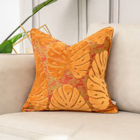HKM-995411 Luxury Jacquard Velvet Pillowcase in Various Sizes - Soft Polyester for Living Room, Bedroom, Office
