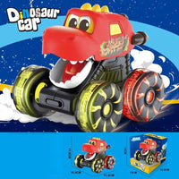 HKM-995987 Inertial Glide Monster Truck and Dinosaur Cars – Light-Up Pull Back Truck Toys for Kids Ages 2 to 13