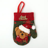 HKM-996115 Christmas Theme Cutlery Set - Snowman, Elf & Cartoon Designs in Non-Woven Material