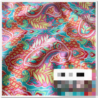 HKM-996179 Cotton Fabric Patchwork - European and American Floral and Plant Designs in Various Colors