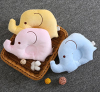 HKM-996179 Cute Cartoon Elephant Velvet Baby Pillow for Newborns – Soft & Supportive Polyester Fiber Fill