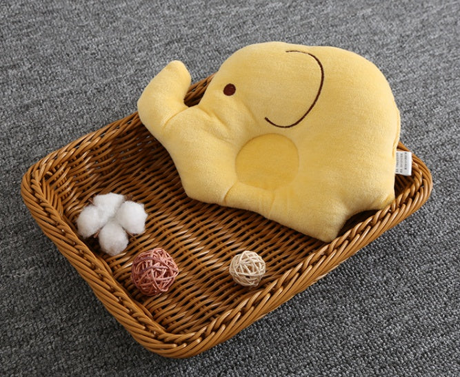HKM-996179 Cute Cartoon Elephant Velvet Baby Pillow for Newborns – Soft & Supportive Polyester Fiber Fill