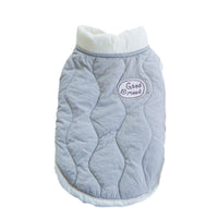 HKM-996179 Warm Wave Quilted Cotton Vest for Pets - Casual Style, Multiple Sizes Available