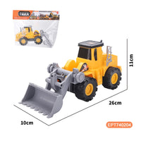 HKM-996307 Friction-Powered Beach Sand Bulldozer Truck for Kids Age 5-7, Assembling Toy Vehicle