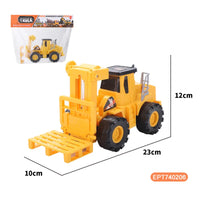 HKM-996307 Friction-Powered Beach Sand Bulldozer Truck for Kids Age 5-7, Assembling Toy Vehicle