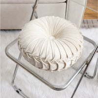 HKM-996307 Round Pumpkin Pillow for Living Room Sofa - Soft Plush in Various Colors