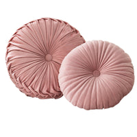 HKM-996307 Round Pumpkin Pillow for Living Room Sofa - Soft Plush in Various Colors