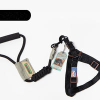 HKM-996307 Stylish Chest and Back Suit Dog Leash in Durable Polyester Material