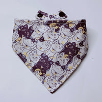 HKM-996435 Cartoon Lucky Cat Cotton Scarf - Versatile Accessory for Everyday Use