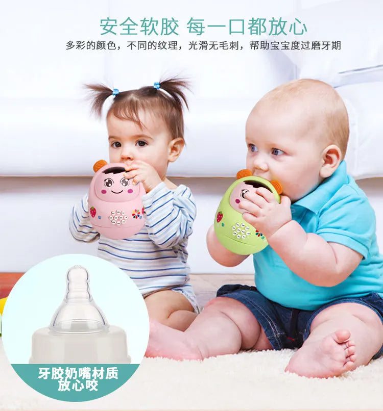 HKM-996499 Interactive Baby Tumbler Rattle with Music and Lights for Early Learning and Play