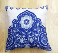 HKM-996563 Cartoon Design Linen Pillow Cover with Polyester Fiber Filling - 45x45cm